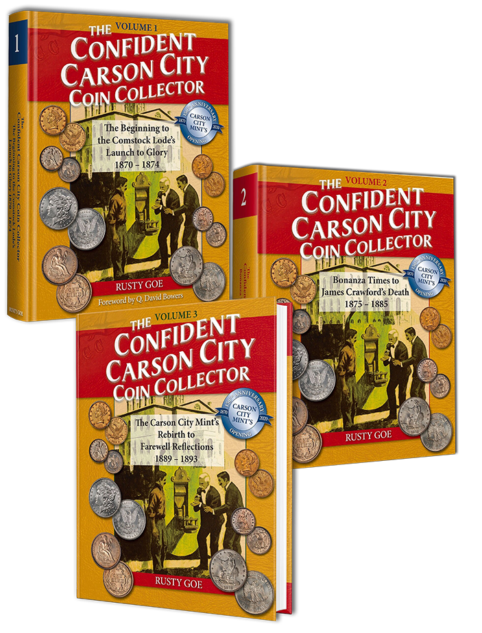 The Confident Carson City Coin Collector 3 Volumes Rusty Goe