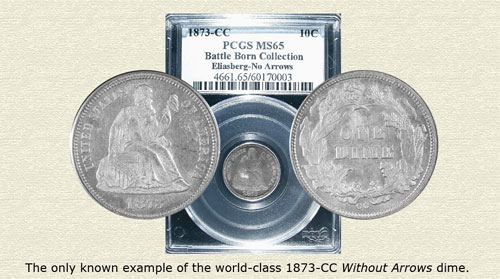 1873-CC NA Dime